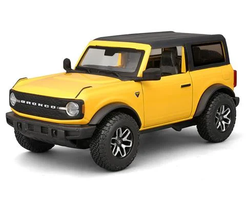 2021 Ford Bronco Badlands Two Doors in Yellow - MAISTO