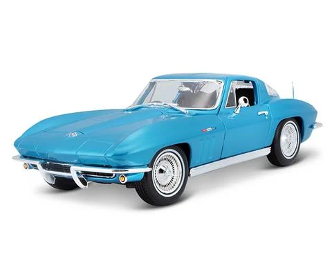 1965 Chevrolet Corvette in Metallic Light Blue - MAISTO