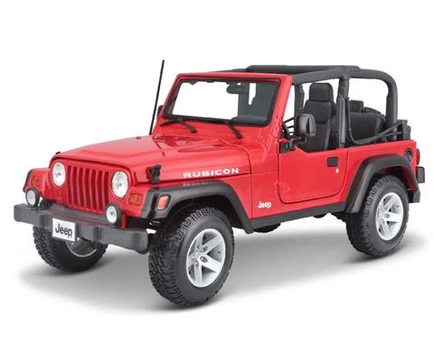 Jeep Wrangler Rubicon in Red - MAISTO