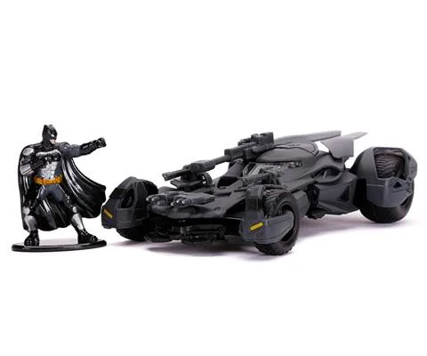 Justice League Batmobile with Batman Figure Movie 2017 - JADA TOYS
