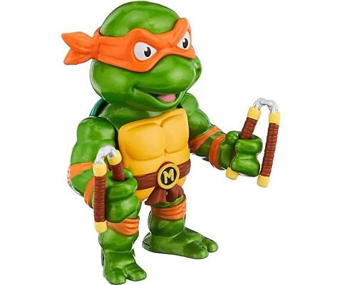Michelangelo Articulated Figure with Dual Nunchaku - JADA TOYS