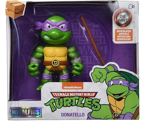 Donatello Articulated Figure with Bo Staff - JADA TOYS