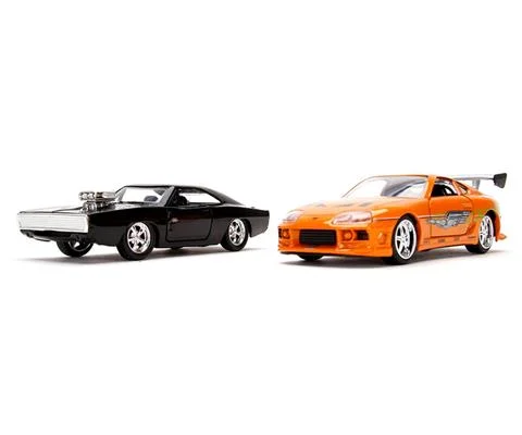 Doms Dodge Charger R/T and Brians Toyota Supra - Fast and Furious