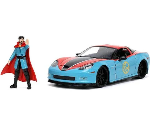 2006 Chevrolet Corvette Z06 with Dr Strange Figure - JADA TOYS
