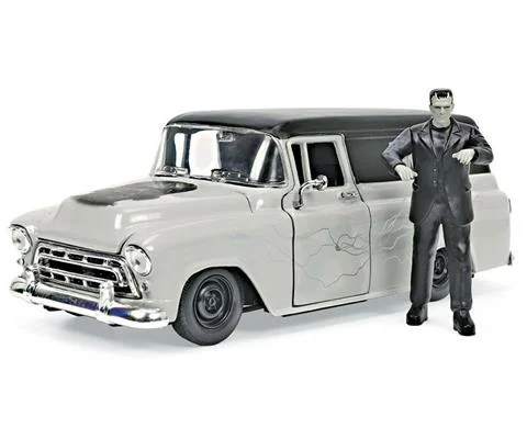 1957 Chevrolet Suburban with Frankenstein Figure - JADA TOYS