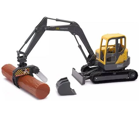 Volvo ECR88D Excavator with Interchangeable Parts - NEW-RAY