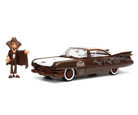 1959 Cadillac Coup deVille with Count Chocula Figure - JADA TOYS