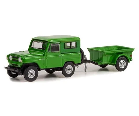 1972 Nissan Patrol and 1/4 Ton Cargo Trailer - GREENLIGHT