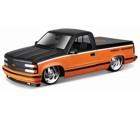 Harley-Davidson - 1993 Chevrolet Pickup in Orange and Black
