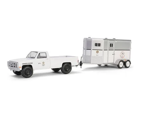 LAPD Search and Rescue - 1987 Chevrolet C20 with Mounted Platoon Horse Trailer