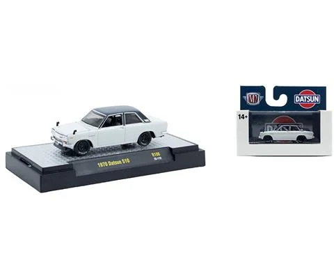 1970 Datsun 510 in White and Black - M2MACHINES