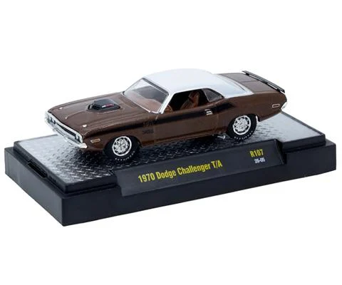 1970 Dodge Challenger T/A in Brown and White - M2MACHINES