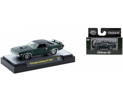 1970 Dodge Challenger R/T HEMI in Green with Black Accents - M2MACHINES
