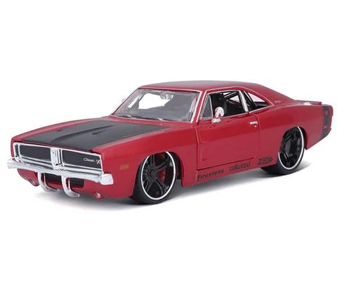 1969 Dodge Charger R/T In Red - MAISTO
