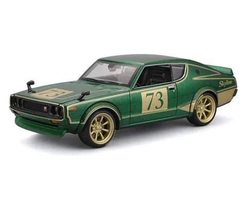 1973 Nissan Skyline 2000GT-R in Metallic Green #73 - Tokyo Mods