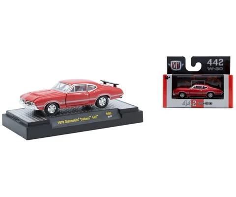 1970 Oldsmobile Cutlass 442 in Red - M2MACHINES