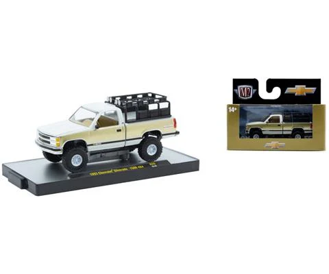 1993 Chevrolet Silverado 1500 4X4 in White and Tan - M2MACHINES