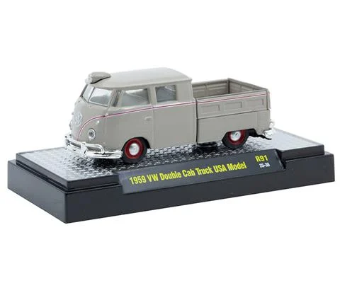 1959 VW Double Cab Truck USA Model in Tan - M2MACHINES