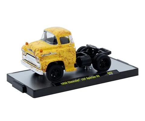 1958 Chevrolet LCF Sparatan 60 in Weathered Yellow - M2MACHINES
