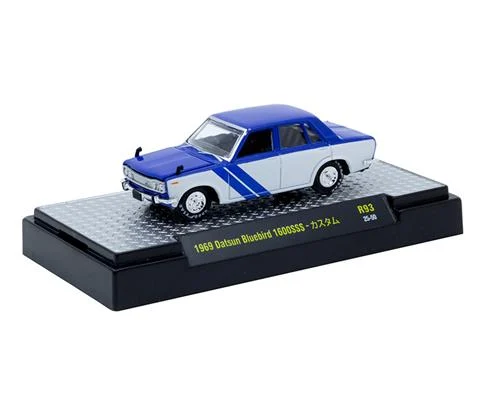 1969 Datsun Bluebird 1600SSS in Blue and White - M2MACHINES