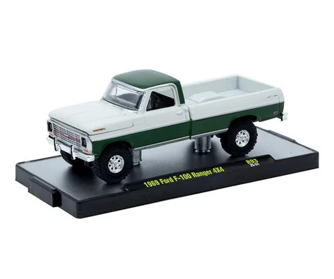 1969 Ford D-100 Ranger 4X4 in White and Green
