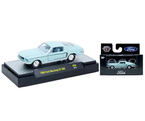 1968 Ford Mustang GT 390 in Light Blue - M2MACHINES