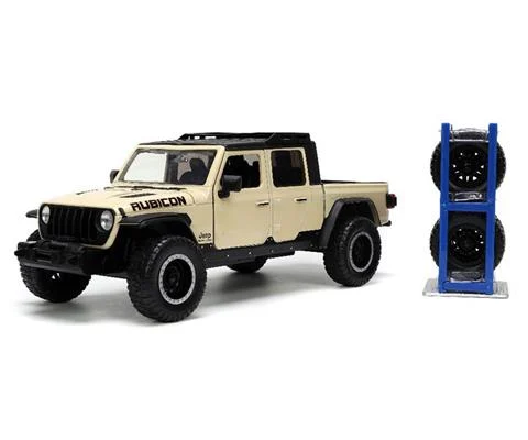 Rubicon - 2020 Jeep Gladiator in Beige with Extra Wheels - Just Trucks
