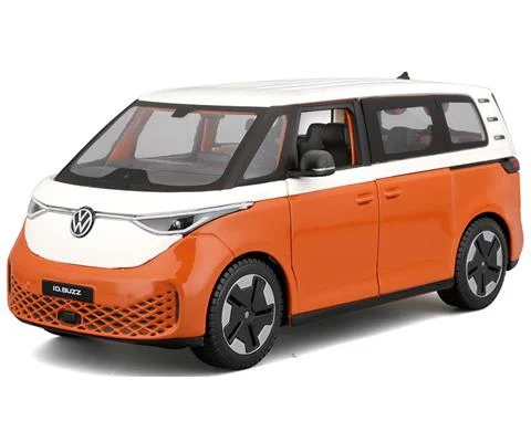2023 Volkswagen ID Buzz Van in White and Orange - MAISTO