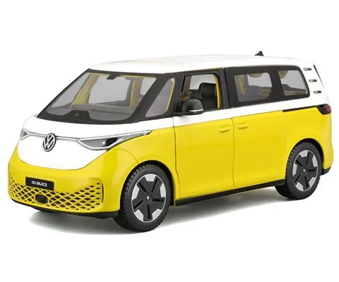 2023 Volkswagen ID Buzz Van in White and Yellow - MAISTO