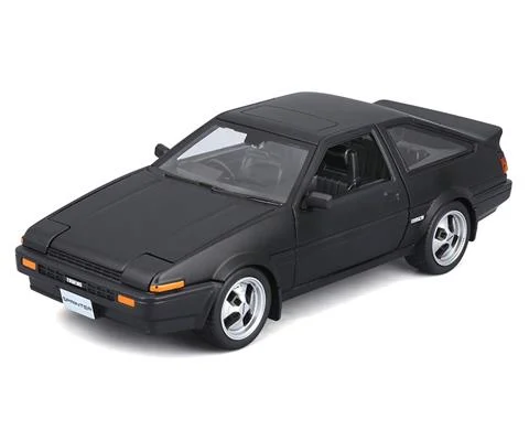 Toyota Sprinter Trueno AE86 in Matte Black - MAISTO
