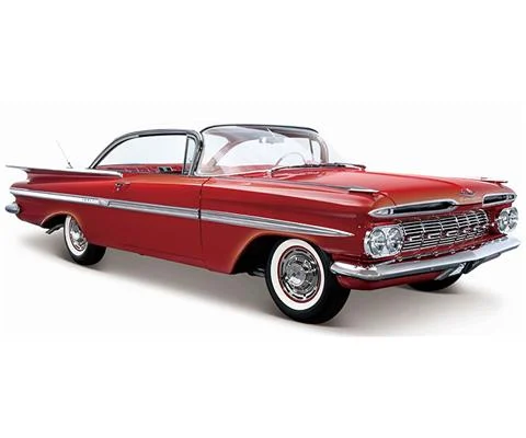 1959 Chevrolet Impala in Red - MAISTO