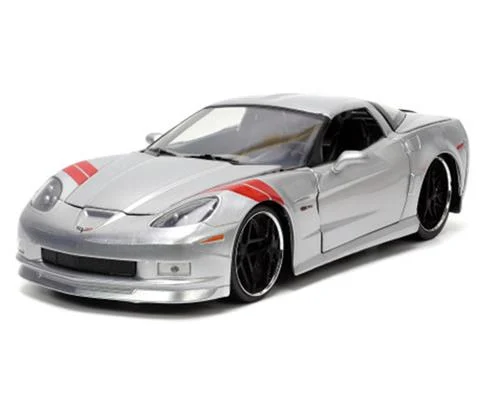 2006 Chevrolet Corvette Z06 in Silver - JADA TOYS