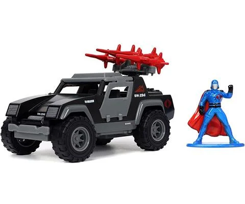 GI Joe Stinger with Cobra Commander Figure - JADA TOYS