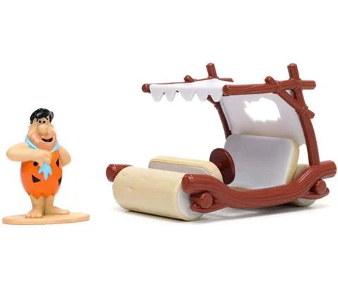 Flintstones Flintmobile with Fred Figure - JADA TOYS