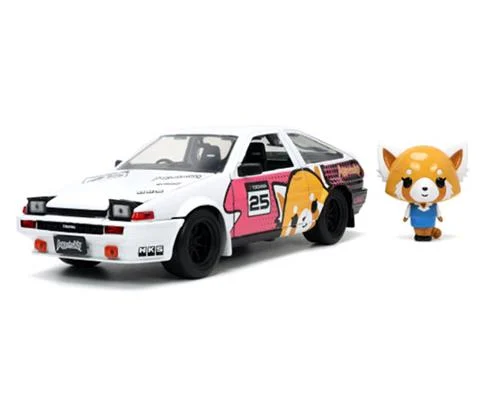 1986 Toyota Trueno AE86 with Retsuko Figure - JADA TOYS