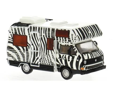 1983 Volkswagen T3 Camper in Safari Zebra Deco - BREKINA