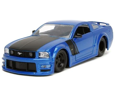 2006 Ford Mustang GT in Blue and Black - JADA TOYS