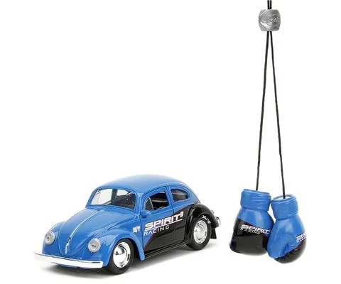 1959 Volkswagen Beetle with Boxing Gloves in Blue - JADA TOYS