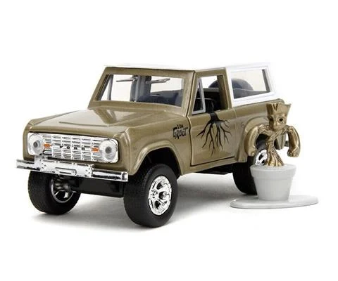 1973 Ford Bronco with Groot Figure - JADA TOYS