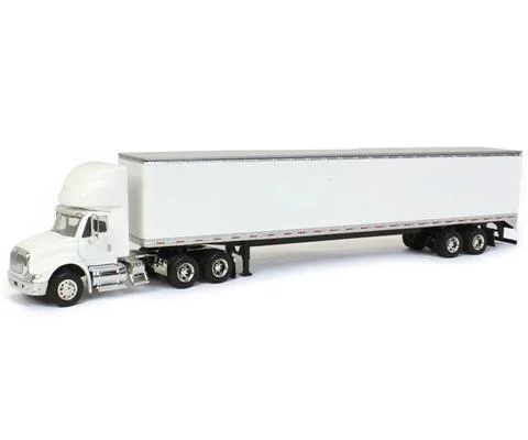 International 8600 Tractor Trailer in Blank White with Single Rear Door - SPECCAST