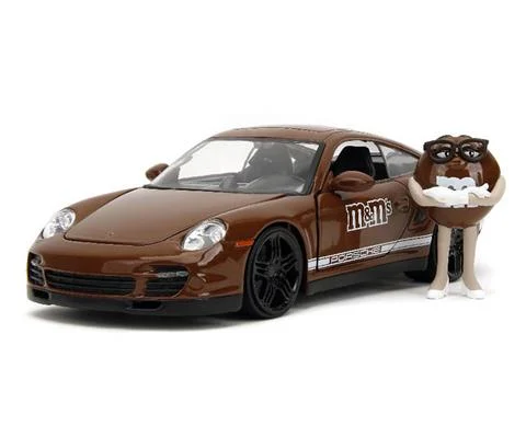 M Ms - 2007 Porsche 911 Turbo with Brown M Ms Figure