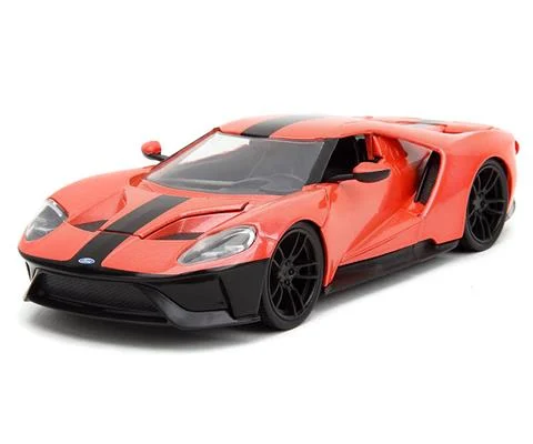 2017 Ford GT in Metallic Salmon with Black Stripe - JADA TOYS