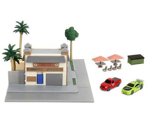 Torettos Market Cafe Diorama - Nano Scene