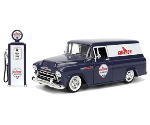 Chevron - 1957 Chevrolet Suburban with Gas Pump