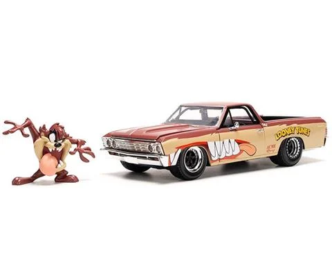 1967 Chevrolet El Camino with Tasmanian Devil Figure - JADA TOYS