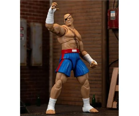 Sagat Poseable Figure - Street Fighter