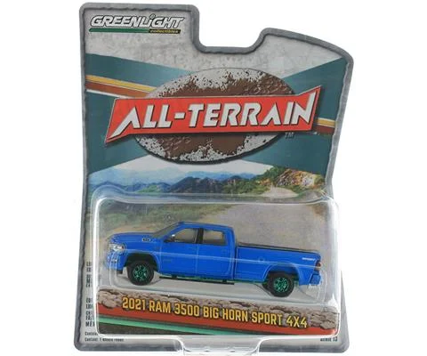2021 Ram 3500 Big Horn Sport 4x4 Pickup in Hydro Blue Pearl Coat - GREENLIGHT