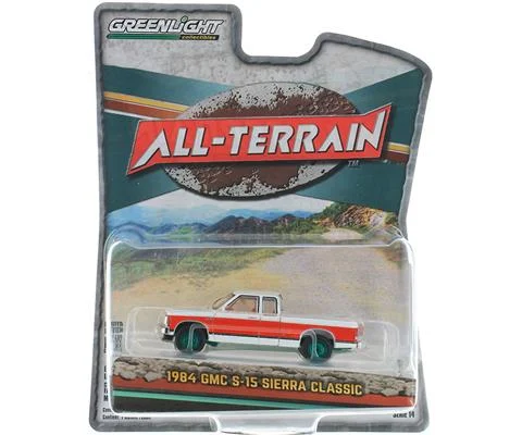 1984 GMC S-15 Sierra Classic 4x4 Pickup in Apple Red and Frost White
