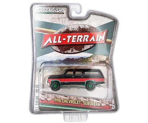 1990 Chevrolet Suburban in Two-Tone Red and Black