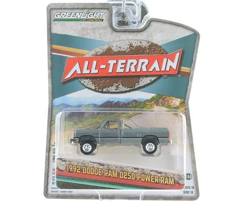 1992 Dodge Ram D250 Power Ram Lifted with Rollbar in Sterling Silver - GREENLIGHT